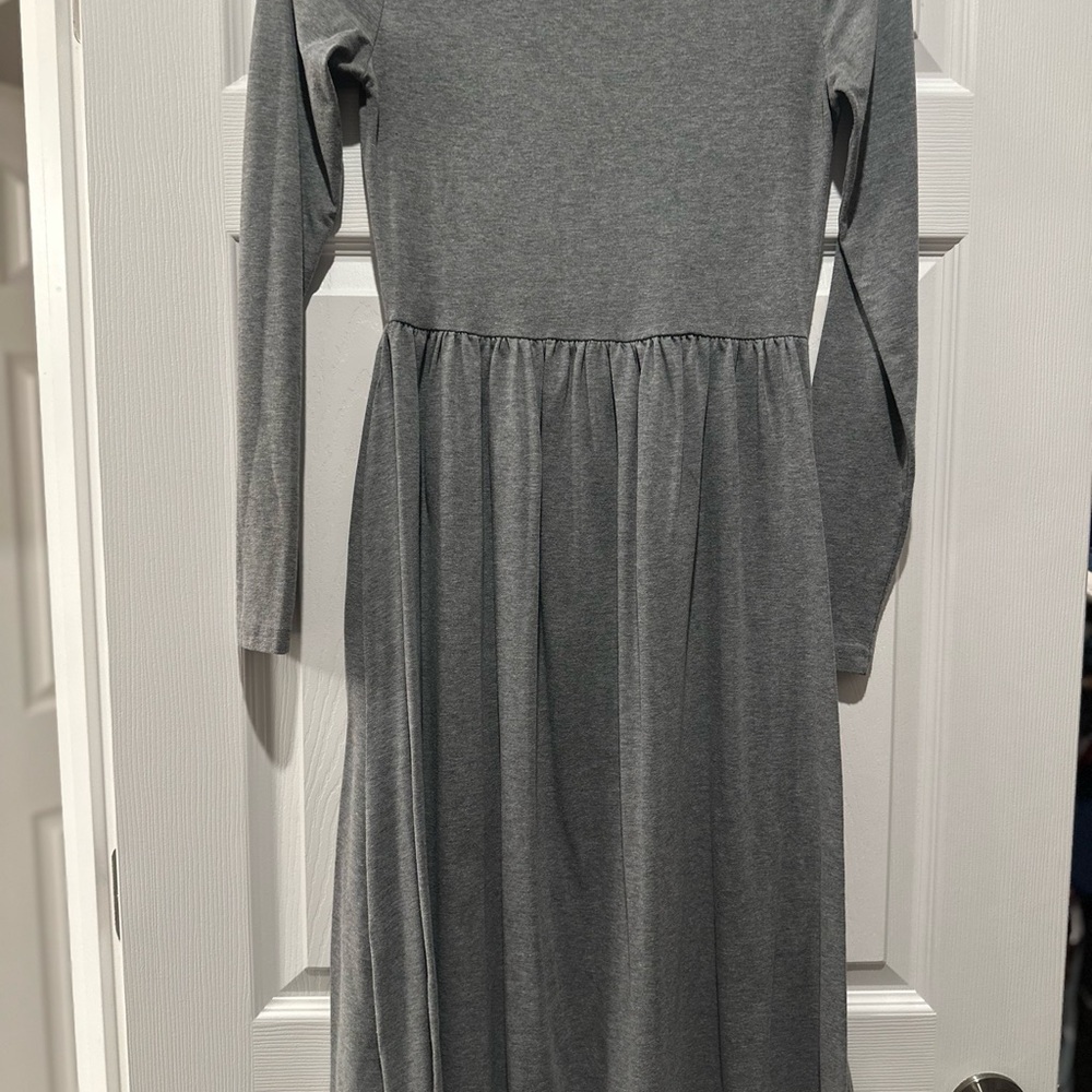 ASOS Gray Long Sleeve Skater Dress - US size 4